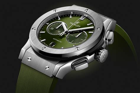 hublot grüne uhr|Classic Fusion Chronograph Titanium Green .